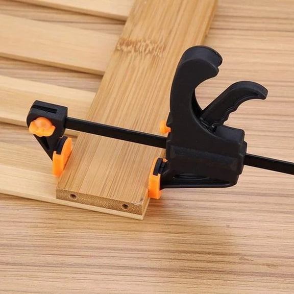 Bar Clamps For Woodworking, Mini Bar Clamps for Woodworking, One-Handed Clamp/Spreader, Quick Grip Bar Clamps, Light-Duty Screw-Change F Clamp, 1 Pcs, 7.6 Inches