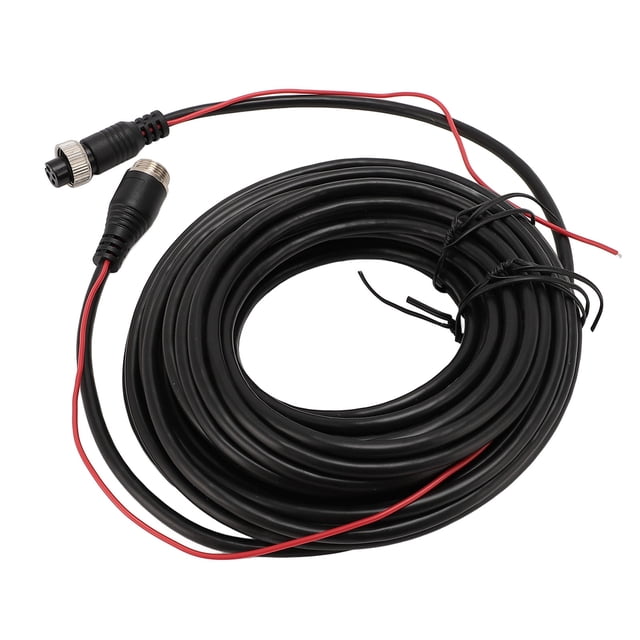 4 Pin Backup Camera Extension Cable, Dash Cam Rear View Camera Extension Cord with Trigger Wire, Reverse Camera Extension Wire for CCTV Rear Camera Truck Trailer RV