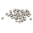 thumbnail image 4 of Round Connector Nuts, Glossy Finish Coupling Nut Set 50PCS 304 Stainless Steel  For Machinery Repair, 4 of 8