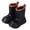 Black, variant on Kids Rain Boots Waterproof Thick Soled Non-Slip EVA Garden Mid Calf Boots for Toddler Boys and Girls