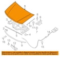 thumbnail image 3 of For 08-12 Pathfinder Front Hood Panel Assembly Primed Steel NI1230192 F5100ZS0MA, 3 of 5