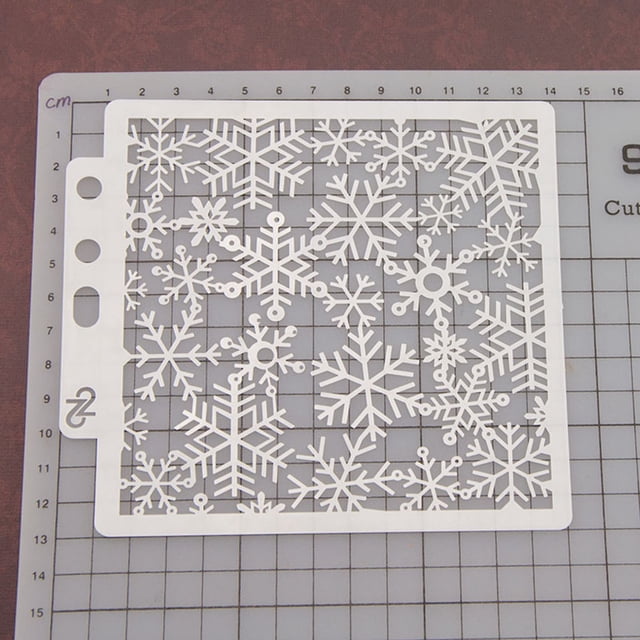 YSNOOWE Stencils Para Dibujos Artísticos De Plástico Flexible Y Resistente Para Papel Y Planificadores