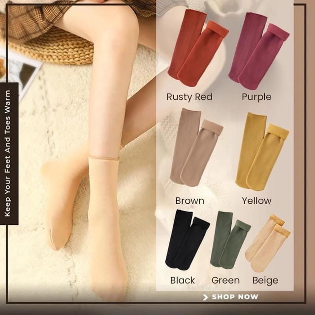 Xihbxyly Calcetines de Nieve de Polar Cálidos, Material Supersuave, Largo Hasta Media Pantorrilla para Mayor Comodidad, Pantuflas Acogedoras para El Suelo En Invierno, para Uso Doméstico o para Dormi