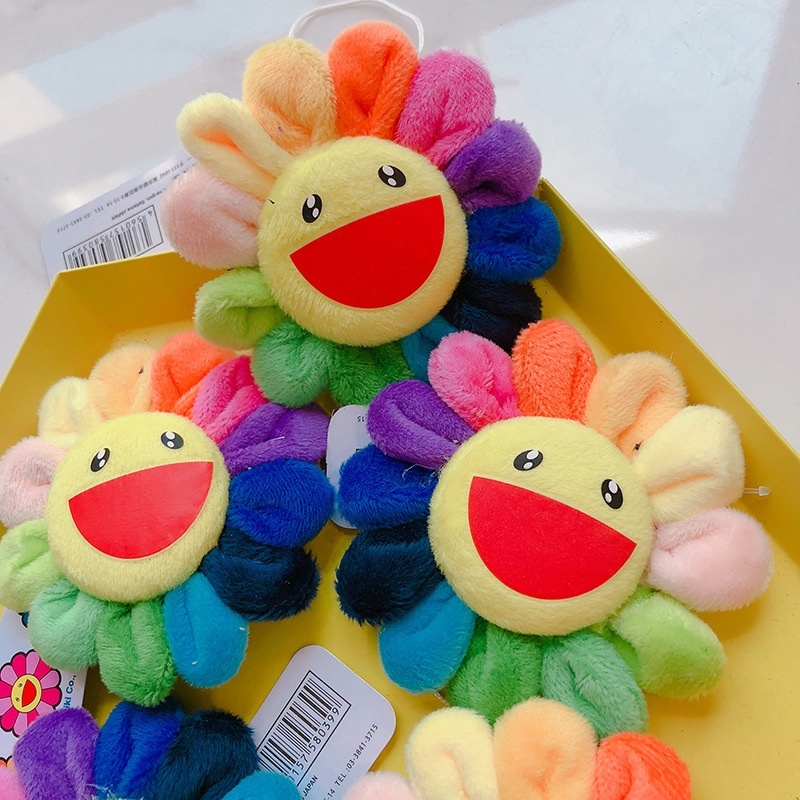 rainbow sunflower plush