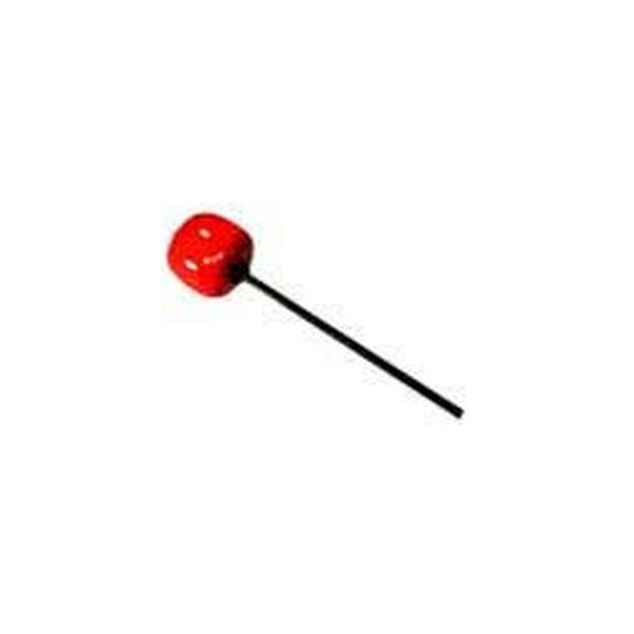 Danmar Percussion 205 Classic Bass Drum Beater w/ Longer Shaft (Red Wood, Black)
