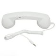 thumbnail image 1 of Combiné Rétro 3,5 mm Récepteur de Cellulaire Microphone Haut-Parleur, Combiné de Téléphone Rétro Anti-Radiation pour Téléphone Intelligent Ordinateur, 1 of 8