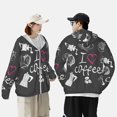 thumbnail image 6 of Sigee I Love Coffee Print UPF50+ Men's Sun Protection Hoodie Shirt SPF UV Shirt Long Sleeve Fishing Outdoor Lightweight, S-3XL, 6 of 9