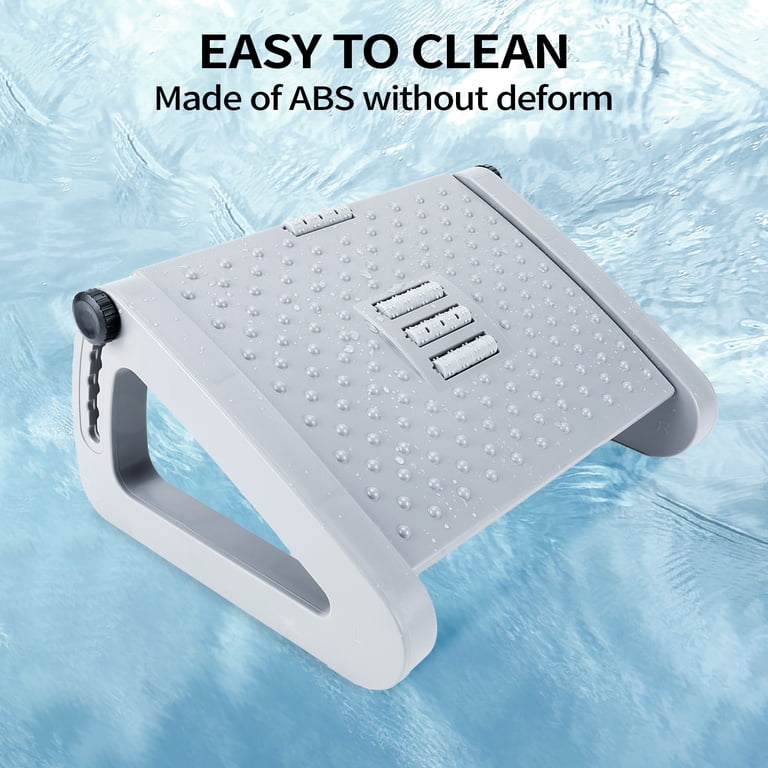 YUWENUS Adjustable Foot Rest with Massage Rollers photo 6