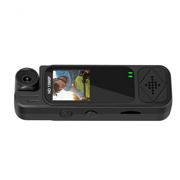 1080P Body Camera with Video Recording Support 180 Degree Rotating Lens Wearable
