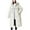 White, variant on JGGSPWM Women's Quilted Puffer Coat Hoodie Winter Oversized Mid-Length Padded Down Jacket Warm Heavyweight Bubble Outerwear Khaki L