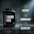 thumbnail image 5 of NutraBio CarboMax Maltodextrin Powder - Carbohydrate Powder for Sustained Energy - Calorie Rich for Muscle and Weight Gain - Unflavored - 5 Pounds, 75 Servings, 5 of 10