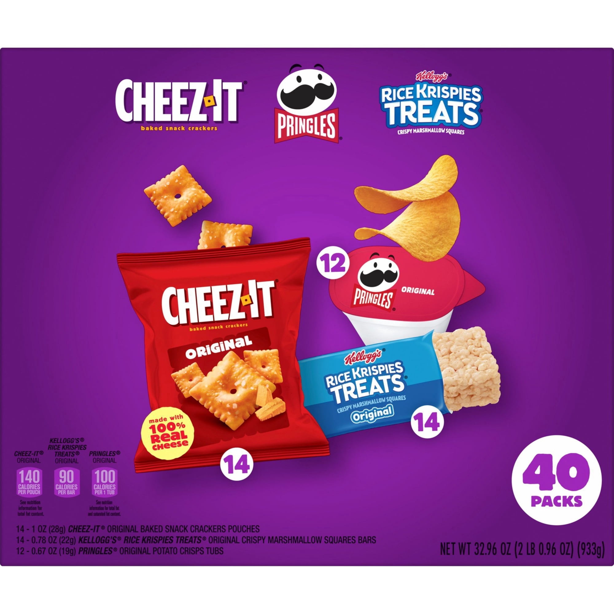 Kellogg's Classic Snack Mix Variety Pack, 40 ct. - Walmart.com