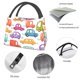 thumbnail image 4 of Fotbe Doodle Cars Bolsa Térmica Portátil con Estampado, Bolsa de Entrega de Alimentos Aislada, Bolsa Reutilizable de Gran Capacidad para Comidas y Supermercado, 4 of 6
