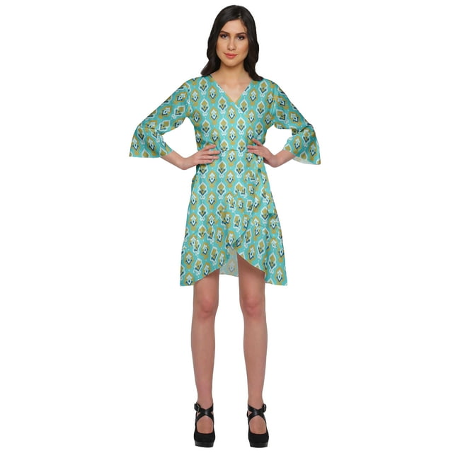 Moomaya Printed WoMen's Robes Soft Kimono Robe Nightwear Summer Bathrobe