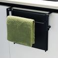thumbnail image 4 of Foldable Cabinet Door Organizer Shelf & Countertop Extender - Metal Storage Rack with Hanging Design,Space-Saving Kitchen Hanging Shelf for Spices, Utensils & Pantry Items(Gray), 4 of 8