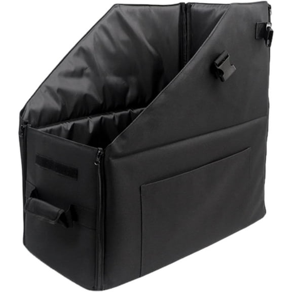 Folding Bike Storage Box Folding Bicycle Organizer Zipper Camping Accessories Hiking Practical Bike Transport Case, L