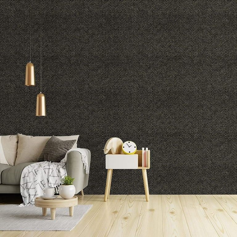 Black wallpaper peel and stick deals