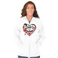 thumbnail image 3 of Betty Boop Sweet Yet Save Cute Sassy Zip Hoodie Sweatshirt Women Brisco Brands M, 3 of 6