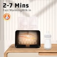 thumbnail image 2 of Double Bottle Warmer and Steri-lizer, 8-in-1 Fast Baby Milk Warmer with Timer for Breastmilk or Formula, Multifunctional Bottle Warmer with Food Heater Defro, 2 of 6