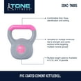 thumbnail image 6 of Tone Fitness, 5lb Cement Filled Kettlebell, 6 of 7