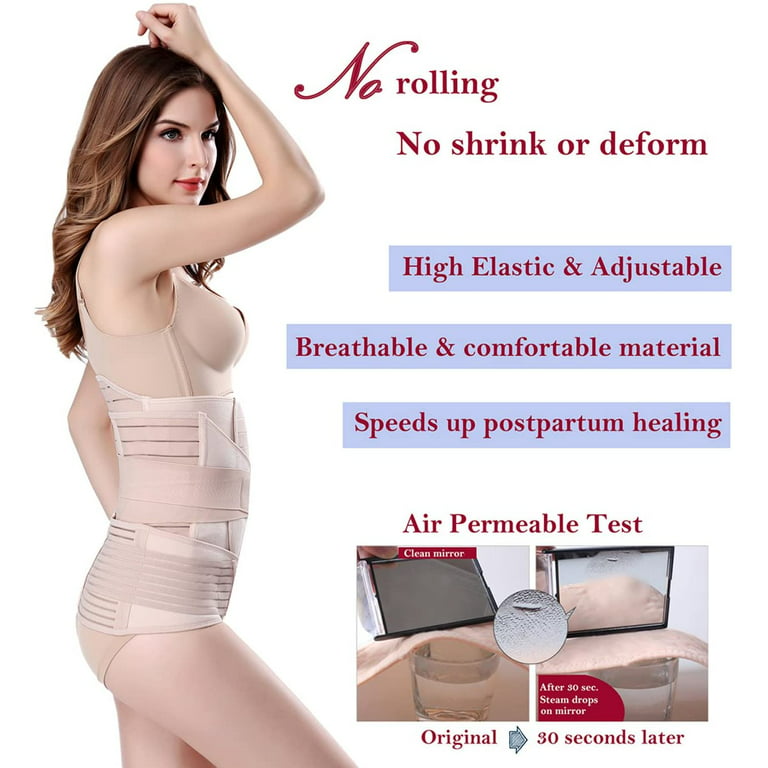 Postpartum Recovery Girdle Wrap 3 in 1, Postpartum Support with