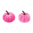 thumbnail image 3 of MesaSe Halloween Artificial Pumpkins Fake Velvet Pumpkins Table Centerpiece, 3 of 6
