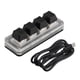 thumbnail image 1 of RGB Mechanical Keyboard with Hot Swap, 4 Macro Keys and Knob for Gaming and Creative Work, 1 of 5