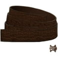 thumbnail image 3 of ELW 6-7 oz. 2.4-2.8mm Straps, Belts, Strips  Chocolate 3" X 72" 7.6cm X 182.8 cm  Full Grain Leather Bison Hide DIY Craft Projects, Bag, Chap, Motorcycle, Shoe, Clothing, Jewelry, Wrapping, 3 of 8