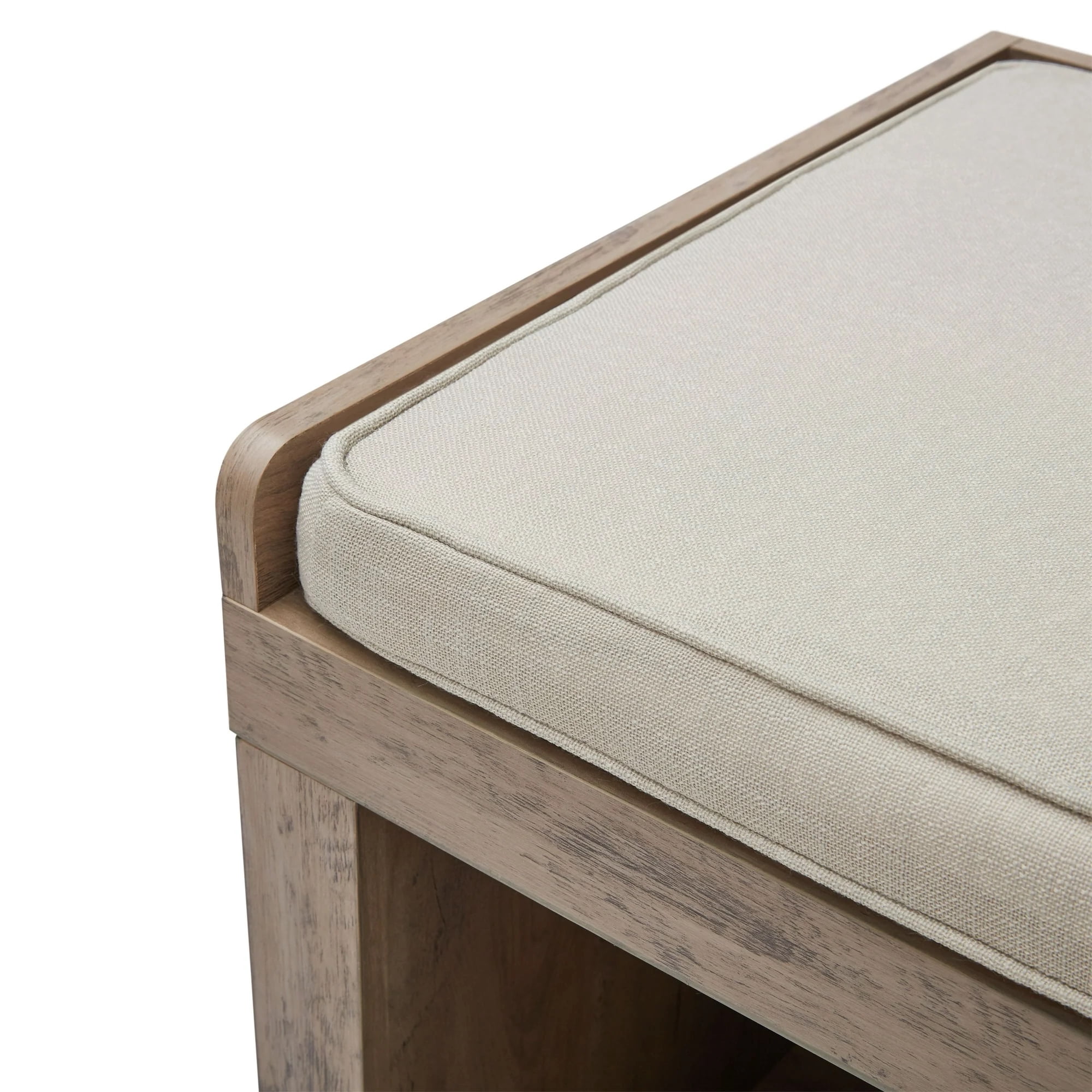 Better Homes & Gardens 4-Cube Storage Bench, Rustic Gray