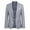 Light Gray, variant on Mens Slim Fit Blazer Jacket Two-Button Notched Lapel Casual Suit Jacket