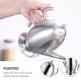 thumbnail image 4 of WRISTBIQUE 1Pack Vinegar Bottle Refillable 304 Stainless Steel Silver No Deformation For Kitchen Use, 4 of 6