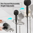 thumbnail image 5 of Suction Cup Shower Head Holder, Adjustable Handheld Shower Mount, No Drill Bathroom Bracket, 5 of 9
