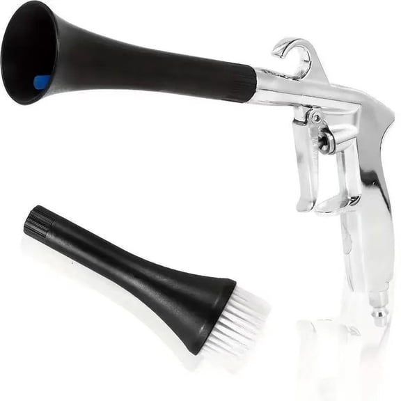 Car Air Blower Cleaning Gun Foam Blower Dashboard Seat Carpet Dryer Interchangeable Nozzle Auto Interior Detailer