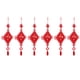 thumbnail image 5 of Nudo Chino Rojo DIY Fu Borla Nudo Colgante jardín Patio decoración Colgante Regalo 6 Piezas, 5 of 14