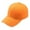 Orange, variant on ZQUUVOU Baseball Cap for Unisex Solid Color Classic Dad Hat Adjustable Low-Profile Plain Breathable Packable Baseball Cap Yellow