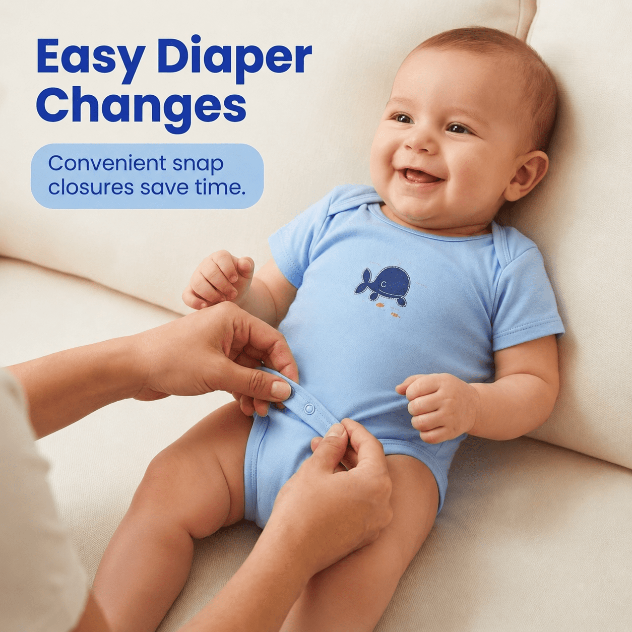 Baby Bright Newborn Essentials Must Have Clothes for Baby Boy, Outfit Gifts for Infant, Baby Shower Gift, 8-Pieces, Size 0-3 Months