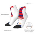 thumbnail image 6 of Sigee 4th of July Gnomes for Crew Soft Moisture-wicking Socks ,Cushion Moisture Wicking Boot Socks for Men and Women, 6 of 7