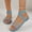 Sky Blue, variant on Gspmoly Slides Women, Women's Fashionable Strap Breathable Spring And Summer New Flat Sandals Shower Slides Beige 40
