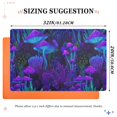 thumbnail image 6 of Yayeee Doormat for Inside 20"x32" Absorbent Low-Profile Washable Non-Slip Rubber Backed Entryway Rug, Night Mushrooms Pattern, 6 of 8