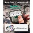 thumbnail image 5 of ESR Cyber Series Case Compatible with AirPods Pro 3 Case (2025, USB-C), Effortless MagSafe, Drop-Proof Lock & Easy Open, Green, 5 of 10
