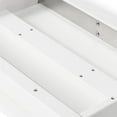 thumbnail image 5 of WestinTrends Ashore Outdoor HDPE 48" Modern Backless Patio Bench, White, 5 of 16