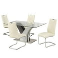 thumbnail image 4 of Alexis 5-Piece Dining Set, White, 4 of 4