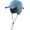 Blue, variant on Waterproof Men's Winter Hats with Visor Warm Fleece Lined Baseball Cap Earflaps Trooper Trapper Hat for Men