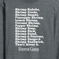 thumbnail image 3 of Forrest Gump - Bubbas Shrimp List - Men's Long Sleeve T-Shirt, 3 of 5