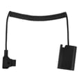 thumbnail image 2 of Dummy Battery Adapter Cable, Metal Avoid Overcharging Flexible Stable D Tap To DMW DCC17 Dummy Battery  For Digital Camera, 2 of 8