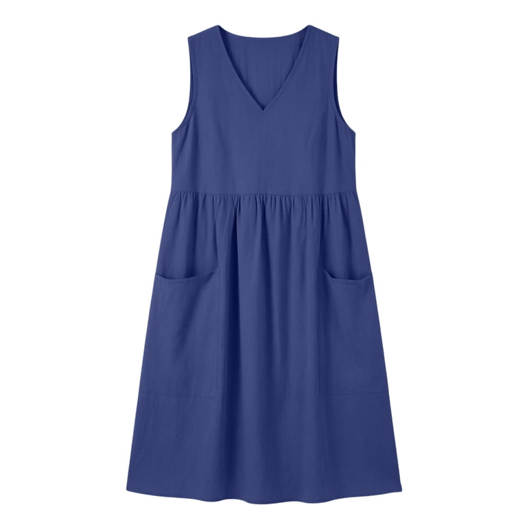 cotton tank dress empire waist Girl's Sleeveless Empire Waist Dress  Cotton Blank for Embroidery & Boutique | White, Apricot, Red | Sizes 12M10