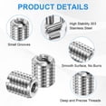 thumbnail image 2 of Uxcell 10-Pcs Adaptadores de Rosca Tuerca Reductora M10x1.5 Macho a M5x0.8 Hembra 12mm, 2 of 7