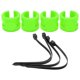 thumbnail image 1 of Círculo De Protección De Goma De La Horquilla Trasera Delantera, Anillo Anticolisión De La Horquilla Trasera Delantera De La Bicicleta Instalación Fácil Para Bicicletas De ANGGREK Verde, 1 of 8