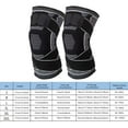 thumbnail image 3 of Breathable Elastic Knee Support Compression Knee Support Strap Adjustable Strap 2pc, 3 of 8