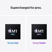 Restored Apple MacBook Pro 16.2 4K Laptop 2021 M1 Pro Chip 32GB RAM 1TB SSD macOS Sequoia, Space Gray